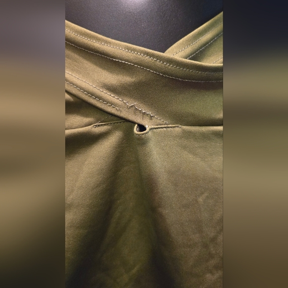 Olive green CUTE cut out swimsuit NEW no tags - Picture 5 of 11